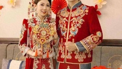 演员方文强刘文曲结婚，在电视剧《最好的我们》中饰演张平和朱瑶，婚礼现场画面曝光