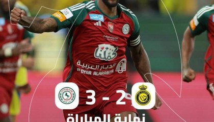 沙特联-杜兰直红C罗哑火 利雅得胜利2-3遭绝杀距榜首8分