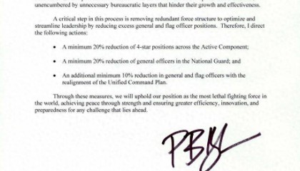 五角大楼“大地震”？国防部长“剑指”美军高层：至少砍掉20%！