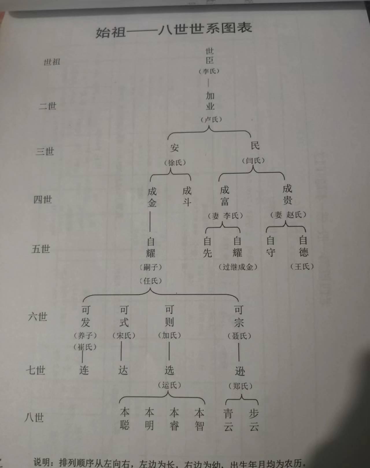 漫谈我村新编李氏家谱的修订