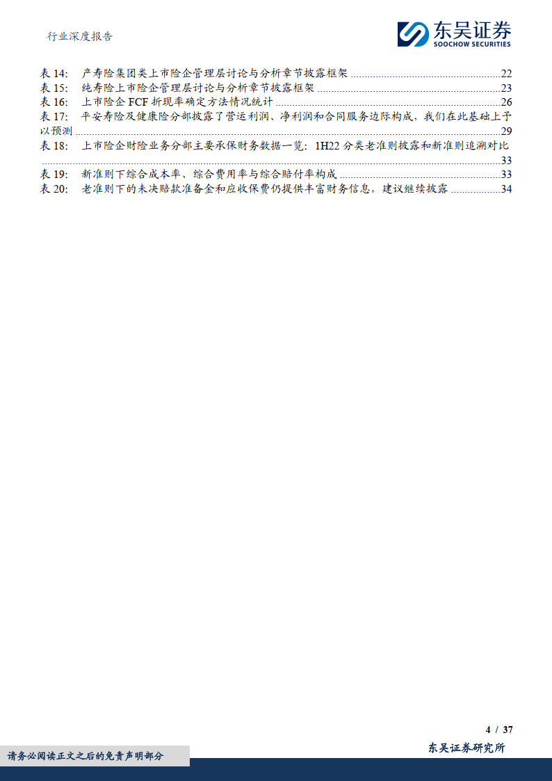 《公开发行证券的公司信息披露编报规则第4号——保险公司信息披露特别规定》