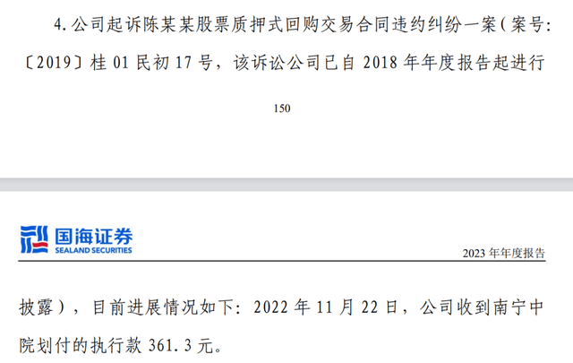 国海证券半年计提2亿元，股票质押为何频踩雷？