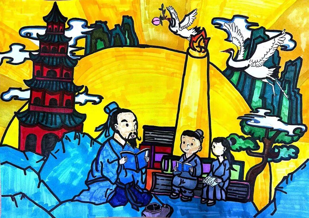 福满中秋!这份来自小画师的中秋祝福,请查收 ——